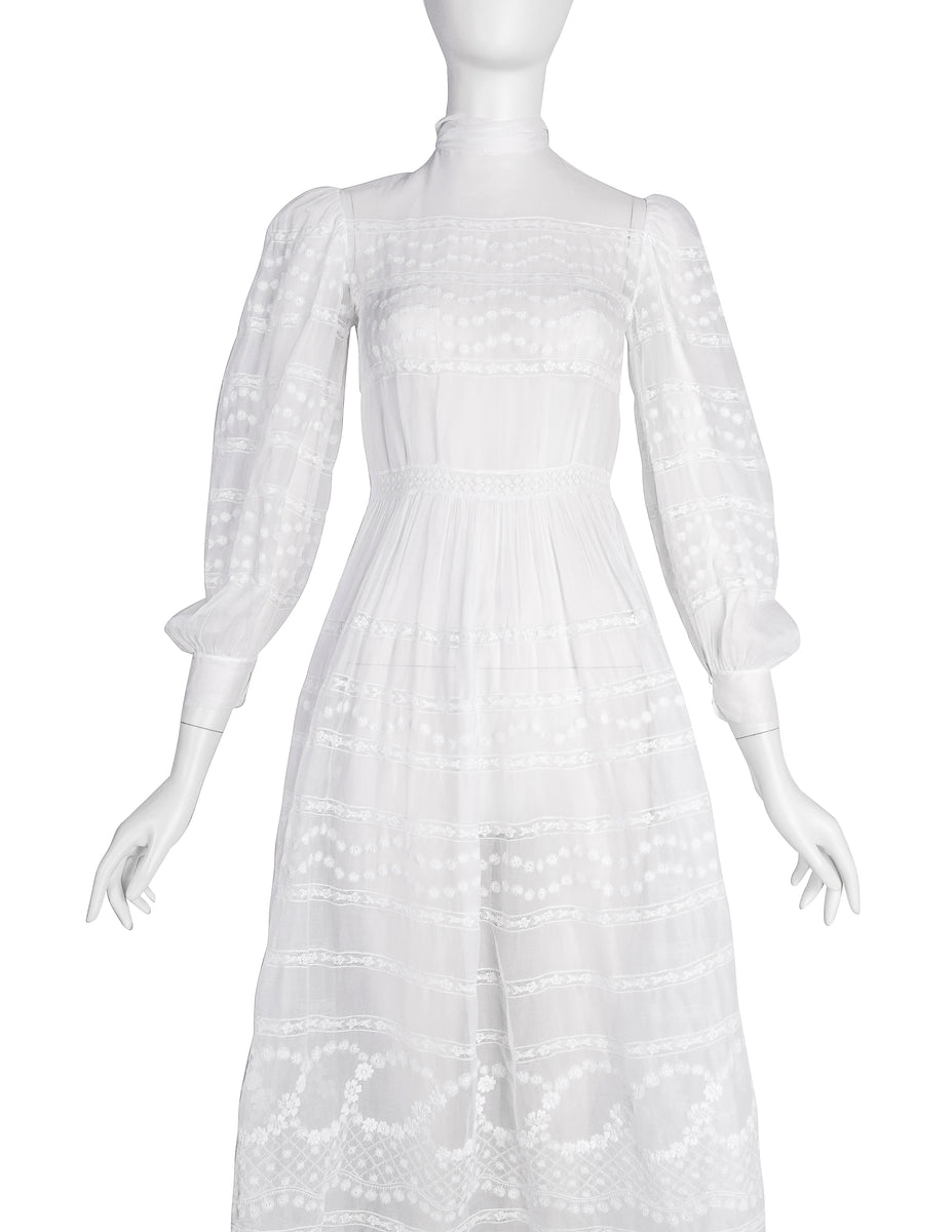 1940s white dress Satin Slip with Net Ruffle Wayward Collection The lined 3 Bridal Shower Vintage 1940s /