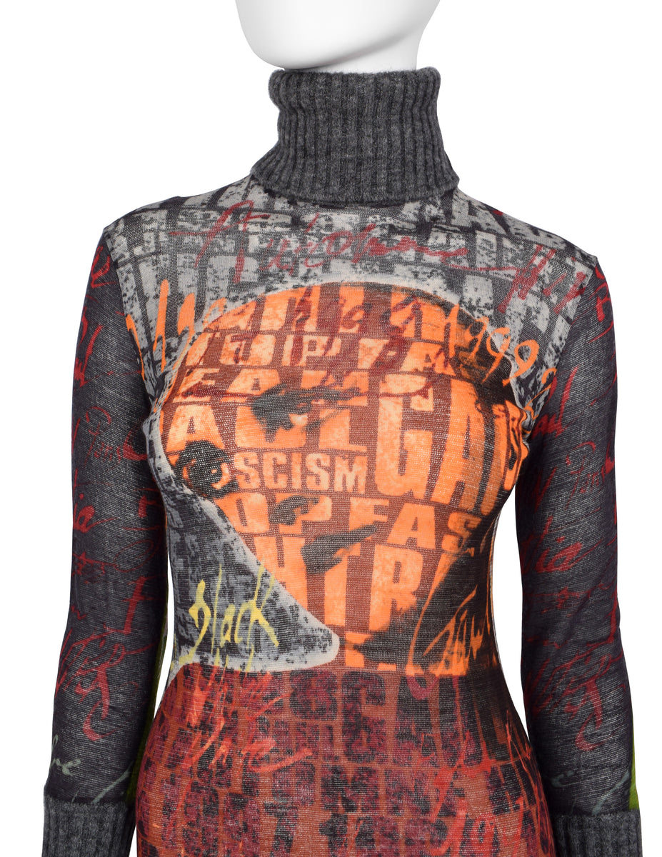 Jean Paul Gaultier Vintage AW 1997 'Fight Racism' Anti-Fascism