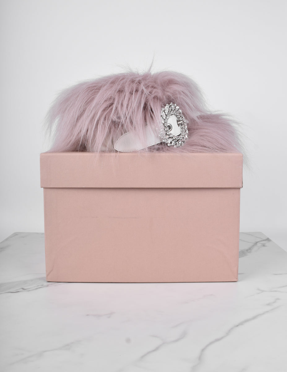 PCCVISION opium fur cap（pink） Miu Miu Vintage Pink Faux Fur Hat – Amarcord Vintage Fashion