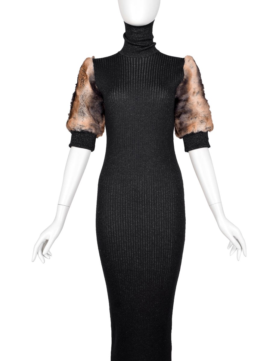 ワンピース 99FW Jean Paul Gaultier Tube Knit Dress Jean Paul Gaultier Knit Dress, Size S