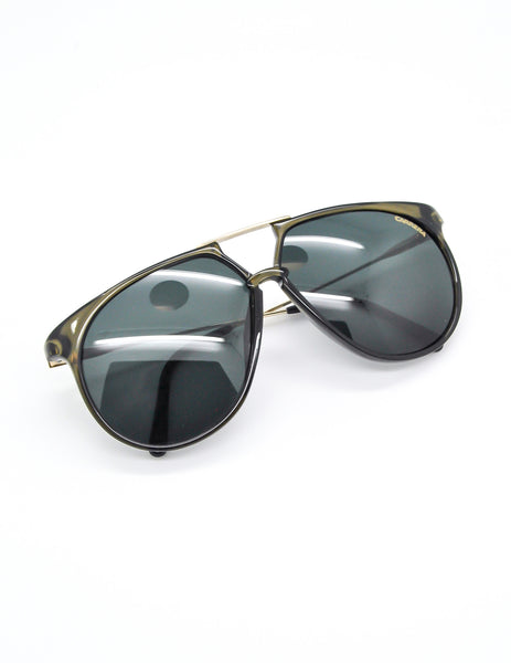Carrera Vintage Smoke Grey Aviator Sunglasses 5415