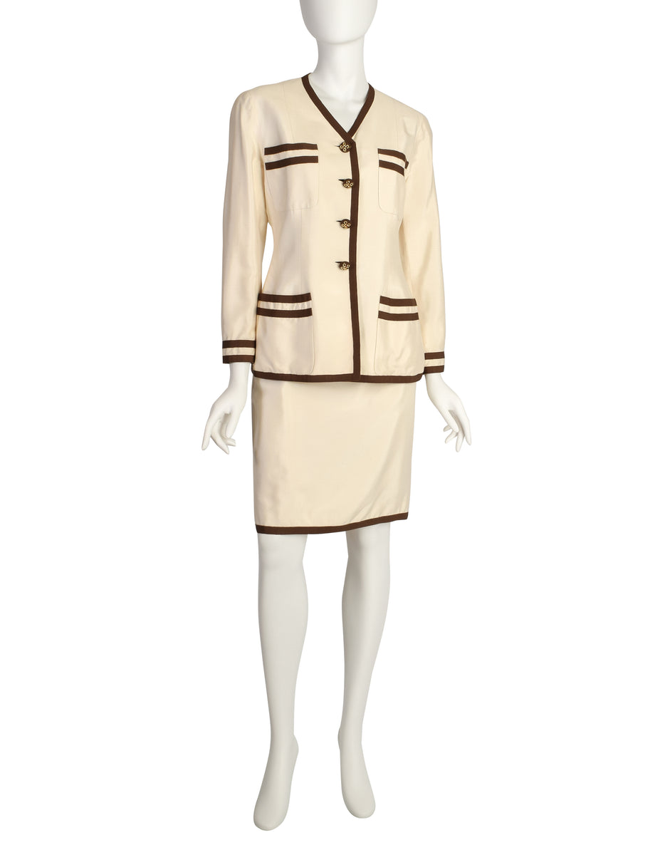 Vintage chanel suits clearance for sale