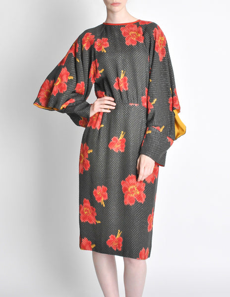 Chloe Vintage Floral Kimono Dress