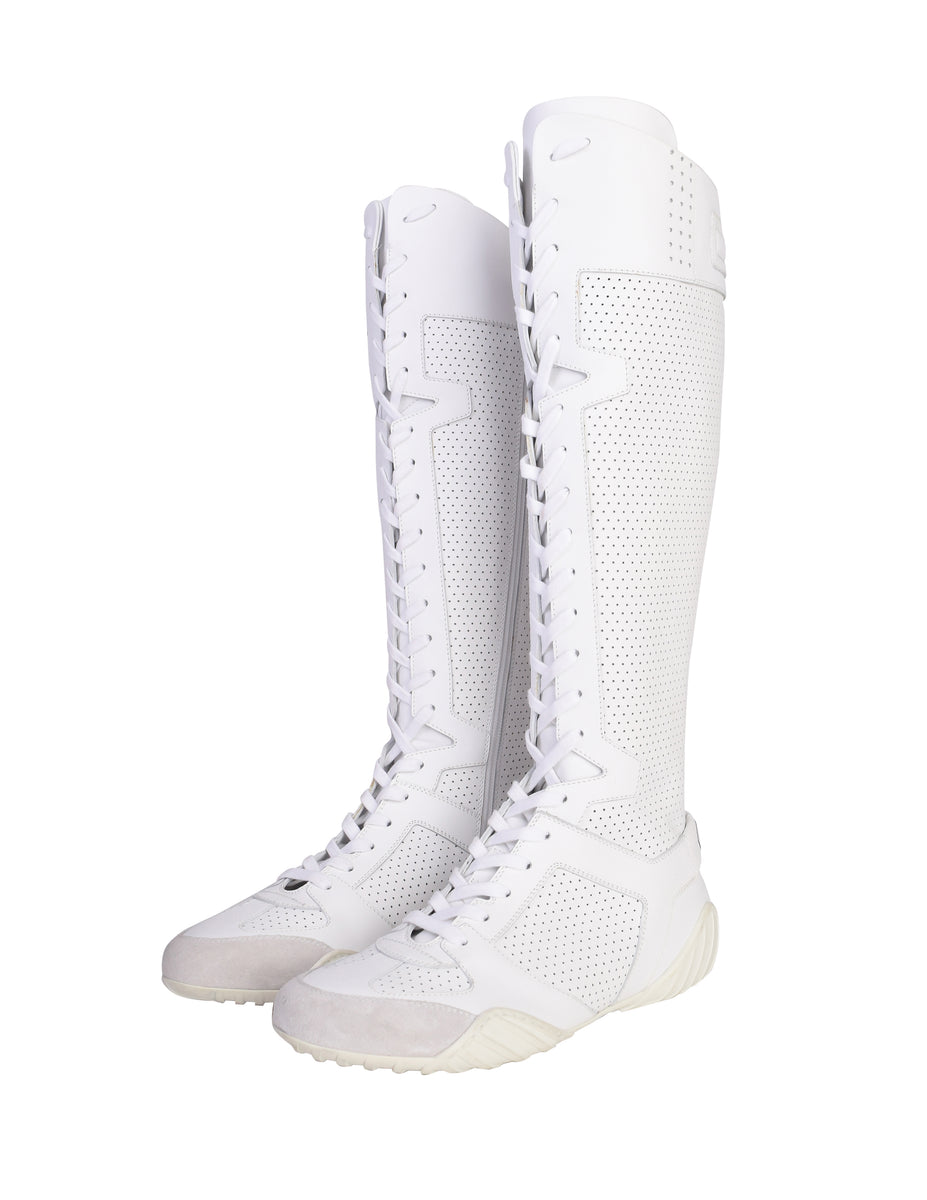 dior boots white