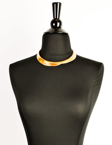 Clara Studio Vintage Gold Collar Choker Necklace