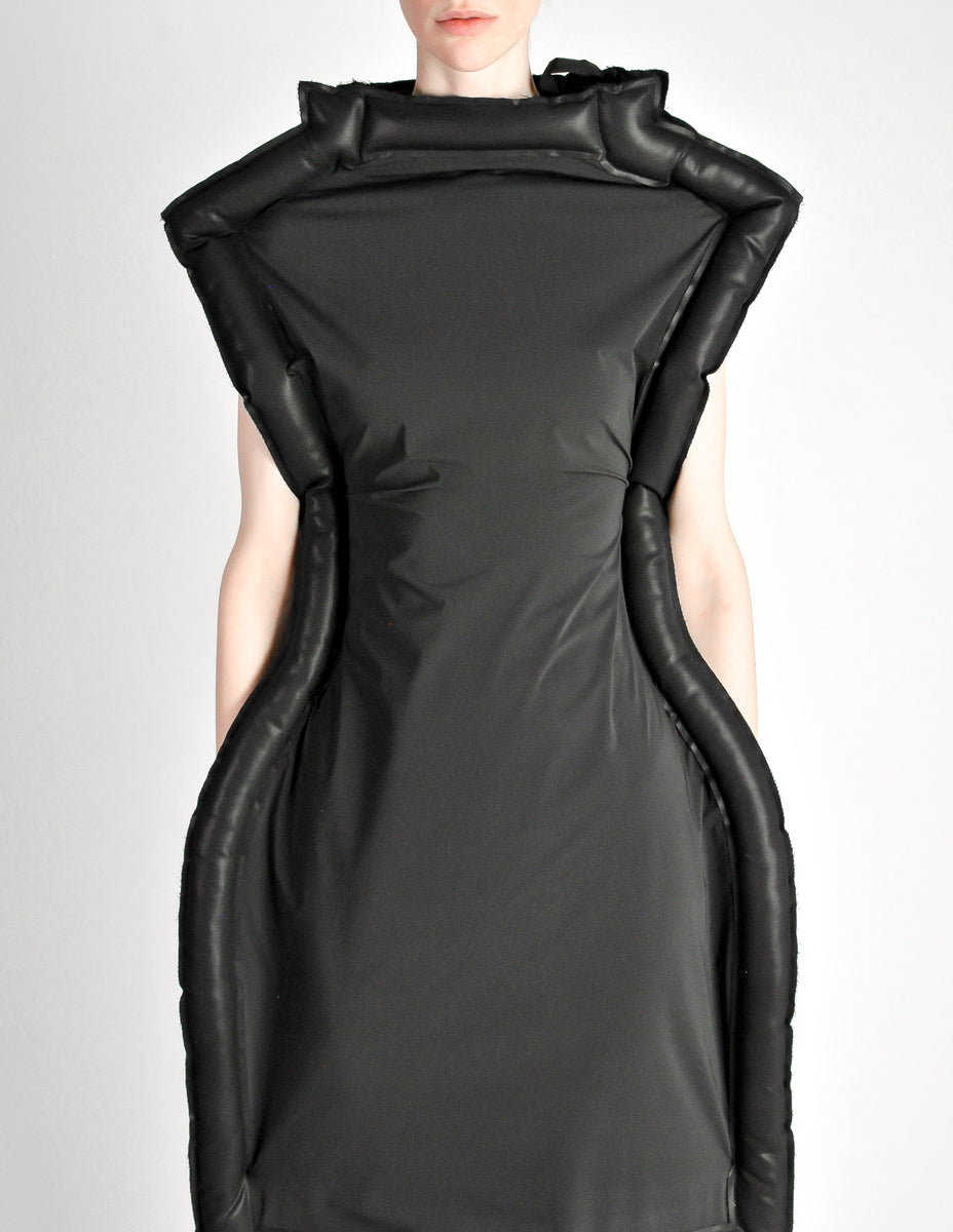 Comme des Garcons Puff Shoulder Art Dress
