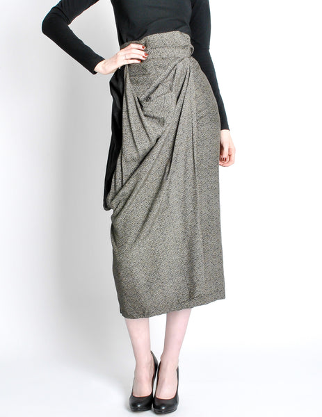 Comme des Garcons Vintage Conceptual Wrap Skirt