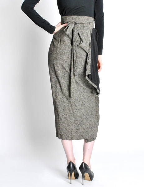 Comme des Garcons Vintage Conceptual Wrap Skirt
