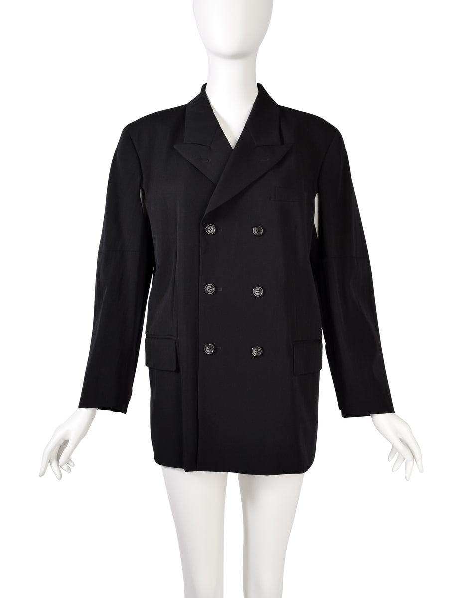 ジャケット・アウター 80s COMME des GARCONS HOMME WOOL COAT Vintage 80s 90s Comme Des Garcons Homme Wool Coat Single