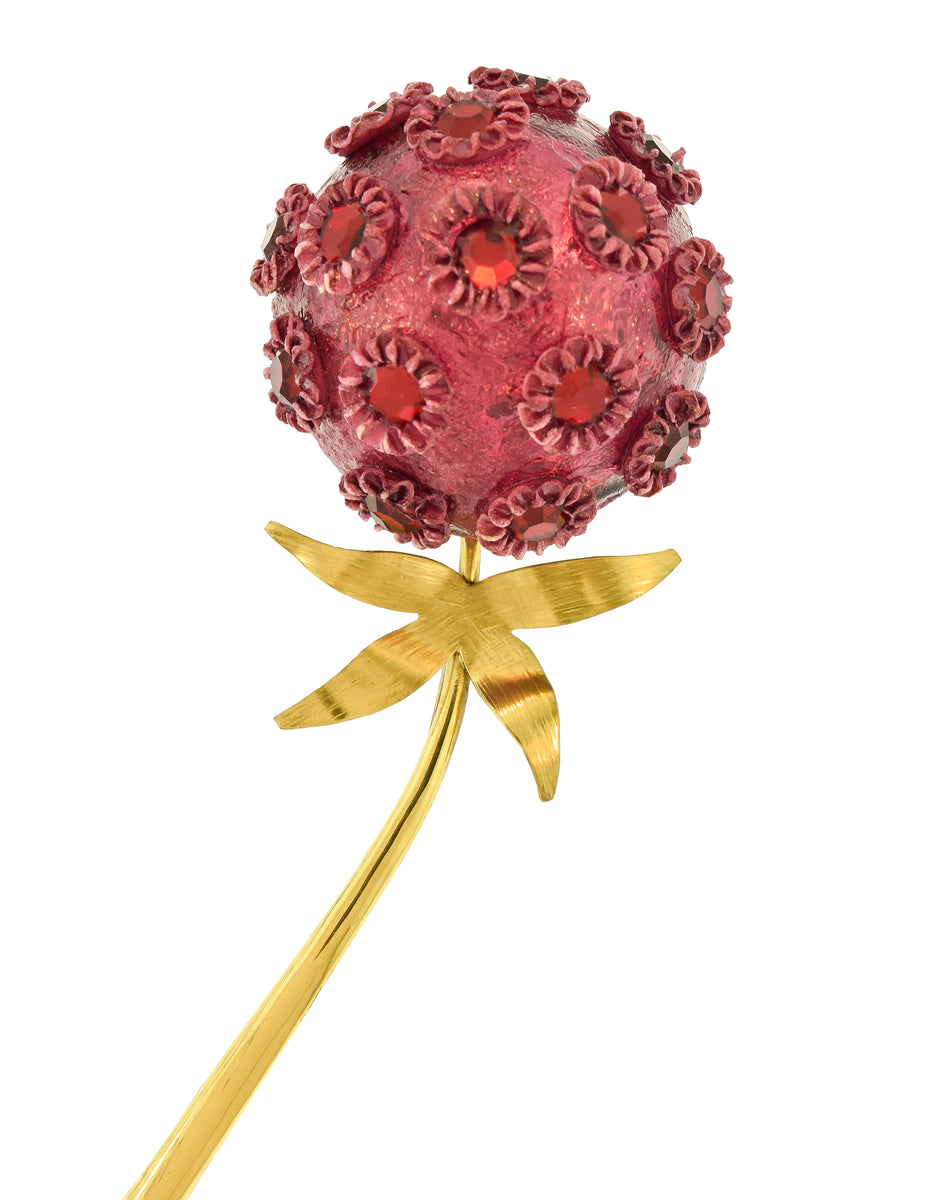 Art Deco Blush Flower Pins — The Stylist Abroad