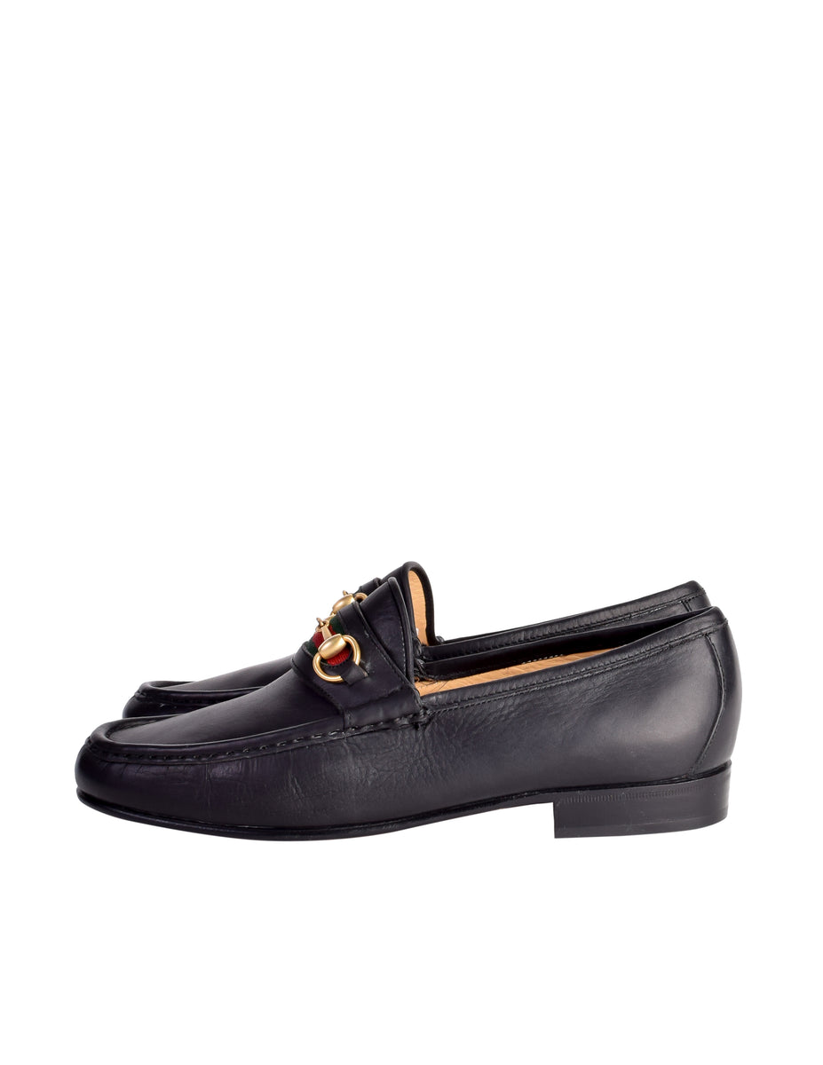 GucciBlackWebLoafers_1of11_120