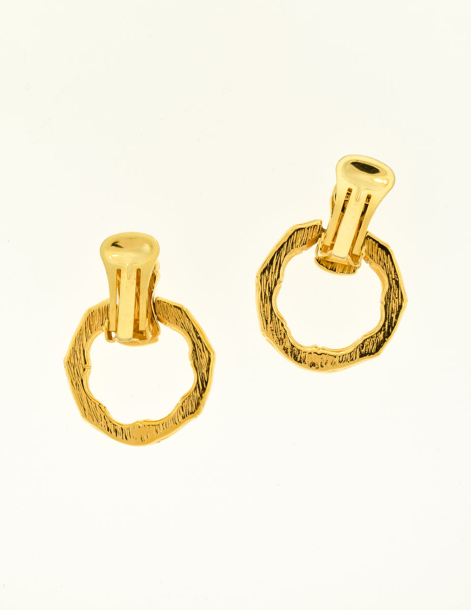 Gucci bamboo hoop earrings cheap