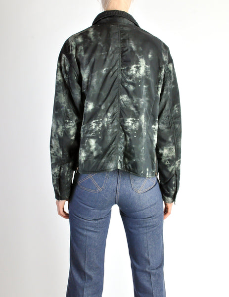 Issey Miyake Vintage Blue & Green Wash Jacket