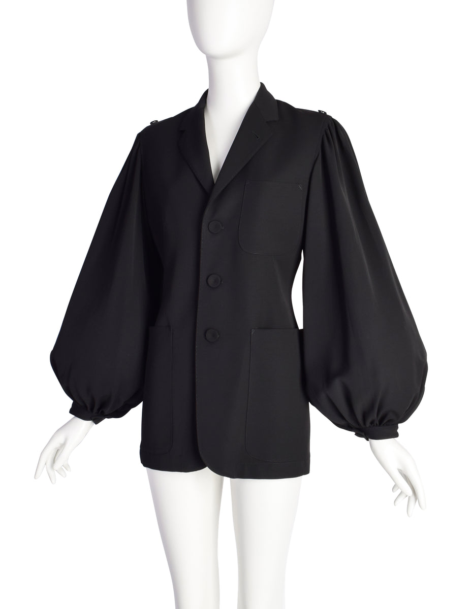 Jean Paul Gaultier Vintage Incredible Black Balloon Bishop