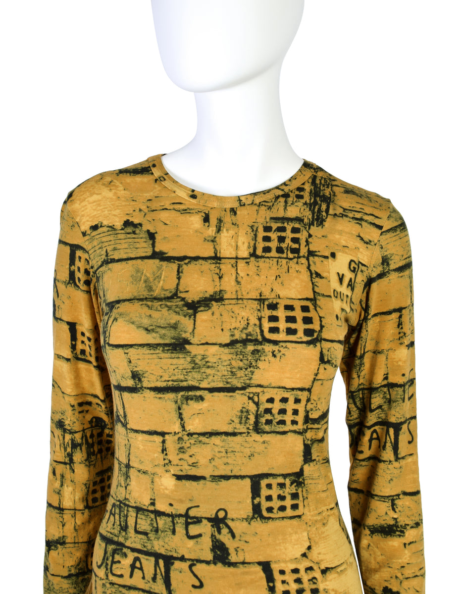 Vintage 90’s JPG Jean Paul Gaultier Long Sleeve T Shirt Designer Fashion S/M