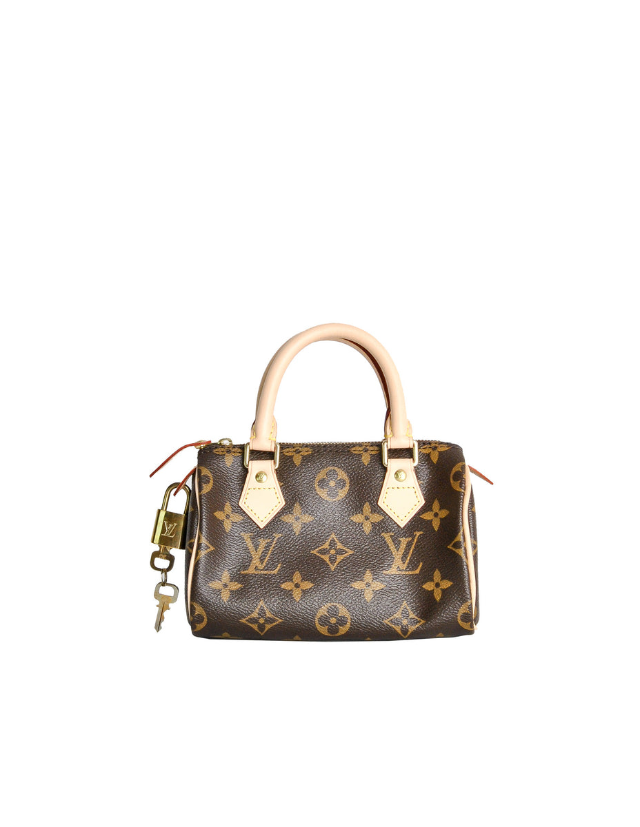 LOUIS VUITTON M41534 Monogram Mini Speedy Shoulder Bag Cross body Mini Hand  Bag 