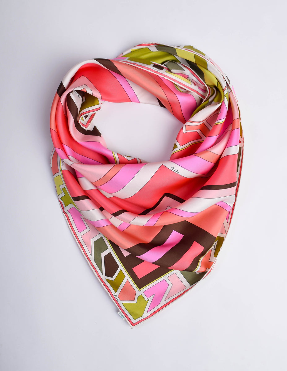 Silk scarf Emilio Pucci Multicolour in Silk - 32622263