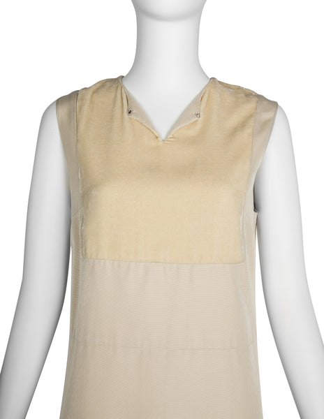 Maison Martin Margiela Vintage SS 2000 Ecru Maxi Dress