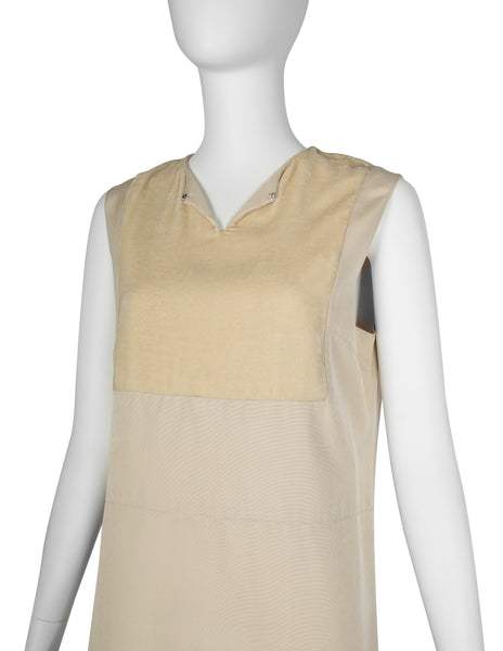 Maison Martin Margiela Vintage SS 2000 Ecru Maxi Dress