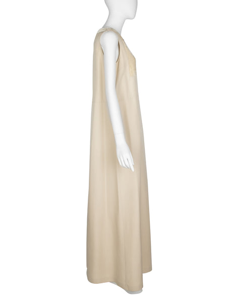 Maison Martin Margiela Vintage SS 2000 Ecru Maxi Dress