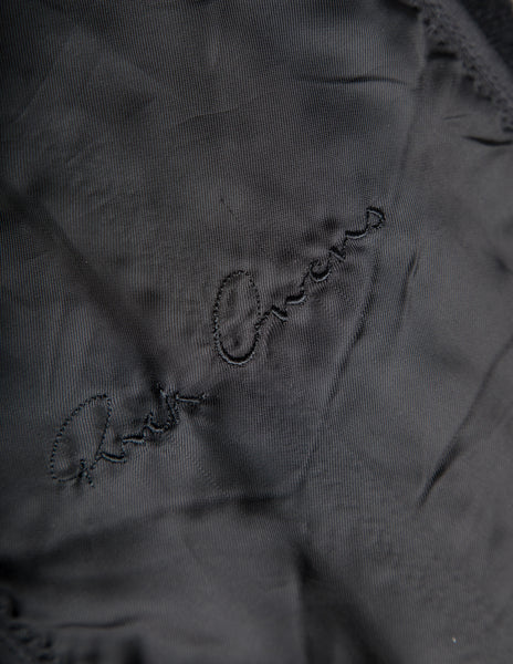Rick Owens Vintage AW 2009 Crust Collection Lambskin Leather and Knit Wool Batwing Jacket