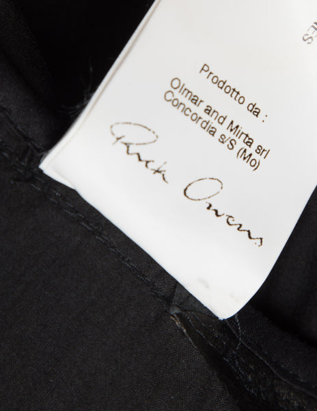 Rick Owens Vintage AW 2009 Crust Collection Lambskin Leather and Knit Wool Batwing Jacket