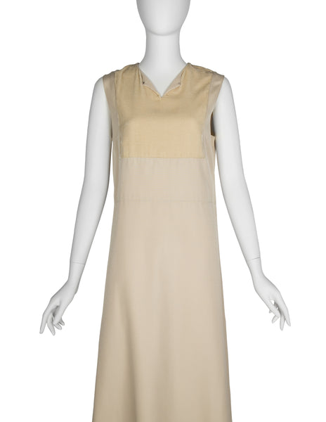 Maison Martin Margiela Vintage SS 2000 Ecru Maxi Dress