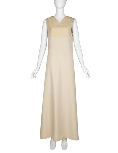 Maison Martin Margiela Vintage SS 2000 Ecru Maxi Dress