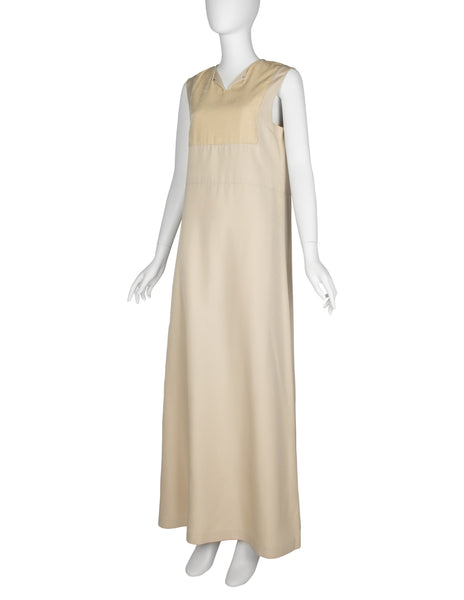 Maison Martin Margiela Vintage SS 2000 Ecru Maxi Dress
