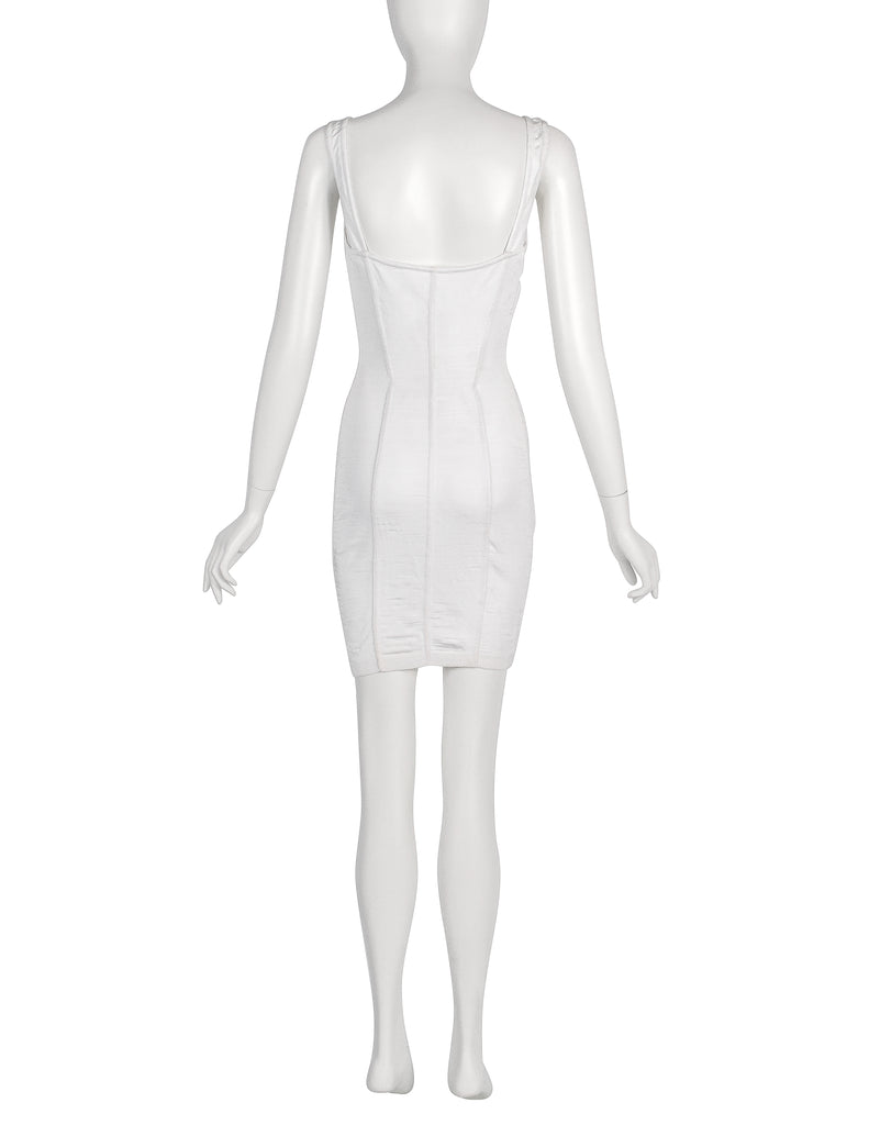 azzedine alaia bodycon dress Azzedine Alaia 1990's Vintage Knit Bodycon Mini Dress Size S