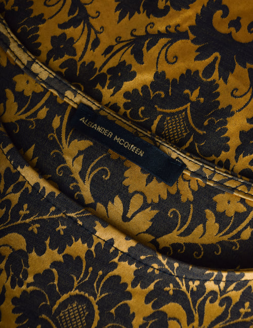 【90s初期】ALEXANDER MCQUEEN★花柄刺繍スカート 38 90s初期】ALEXANDER MCQUEEN☆花柄刺繍スカート 38