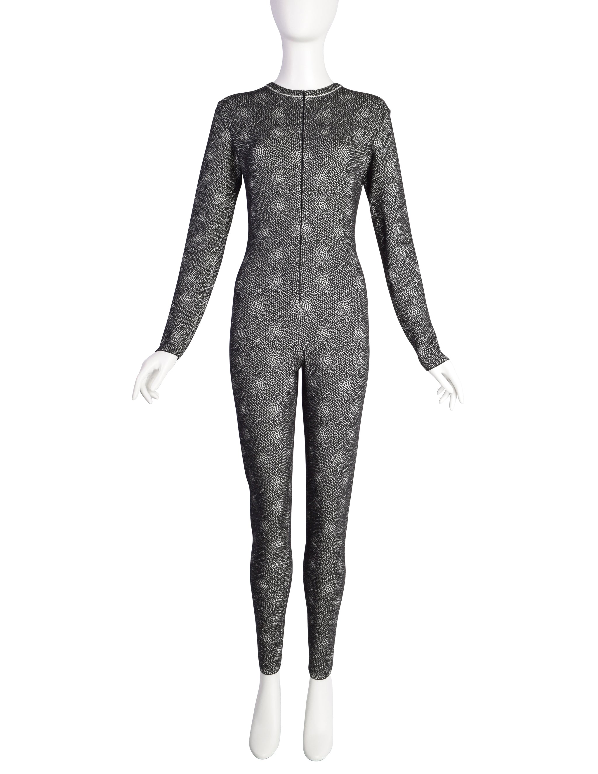 AzzedineAlaiaBlackWhiteSpotted