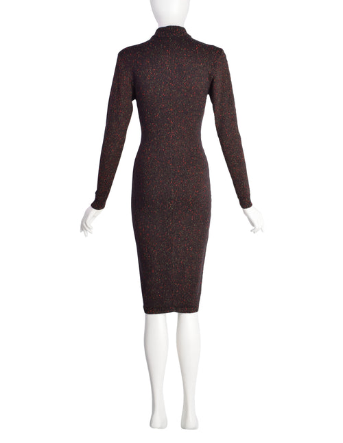 ニット+セーター Ameri VINTAGE - JACKET LIKE TIGHT KNIT DRESS Eco Sasha Jewel Sweater Dress | GUESS