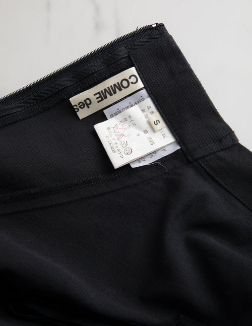 Comme des Garcons Vintage SS 1987 Black Asymmetrical Under Bust