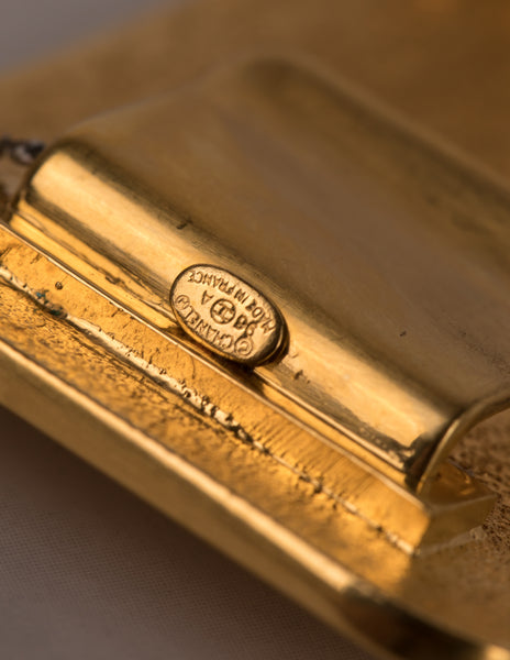 Chanel Vintage AW 1996 Golden Plaque Buckle Multi-Chain Belt