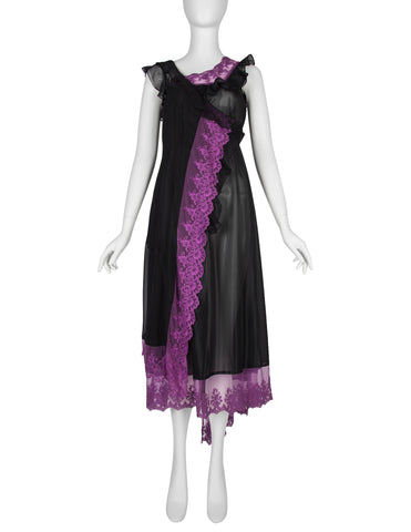 Comme des Garcons Vintage AW 2001 'Beyond Taboo' Collection Deconstructed Slip Dress