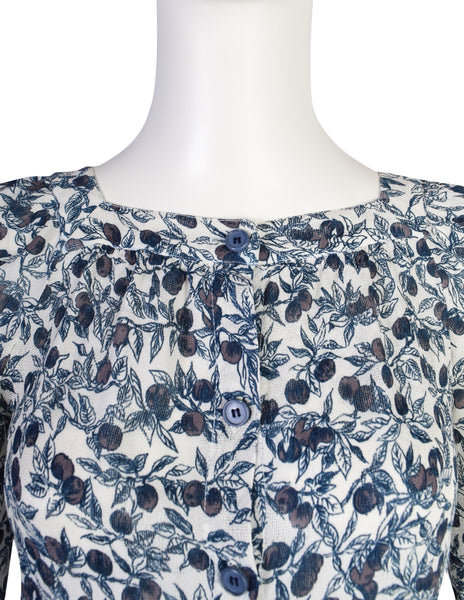 Chanel Creations Vintage 1970s Fruit Print Top