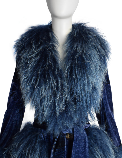 Christian Dior by John Galliano AW 2000 Phenomenal Blue Trompe L