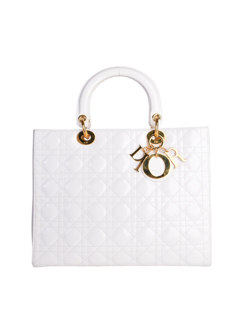 Dior, Bags, Dior Vintage Monogram Cd Zip Shoulder Bag