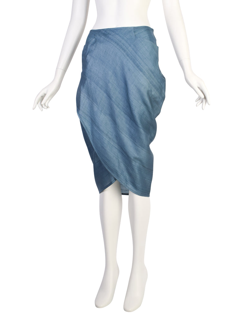 Silk skirt vintage sale