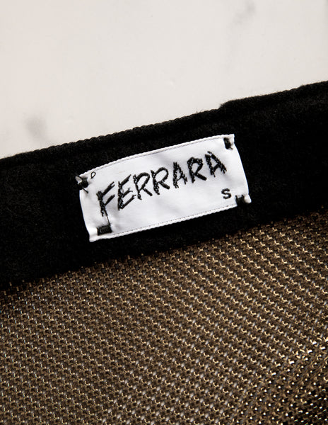 Ferrara Archive Iconic Ombre Metal Mesh Pointed Halter Top
