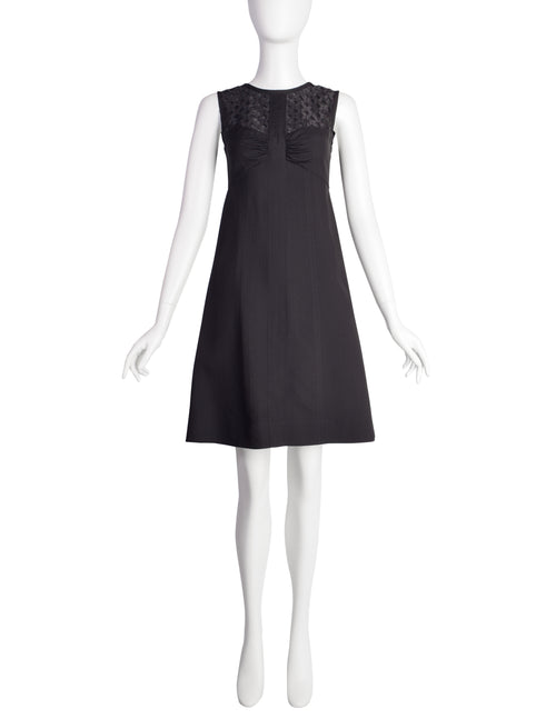 Fendi SS 2012 Black Jacquard Laser Cut Cage Mini Dress – Amarcord Vintage  Fashion