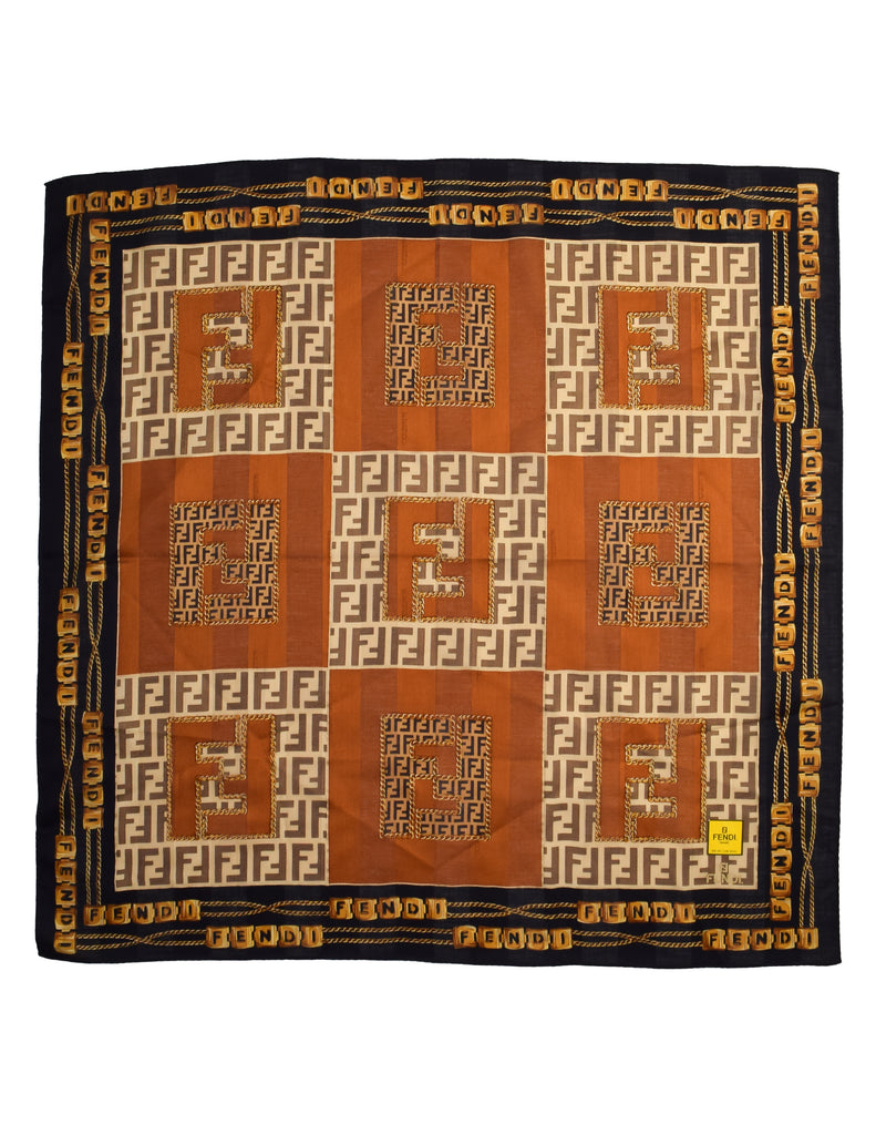 Givenchy Monogram Silk Blend Scarf on SALE