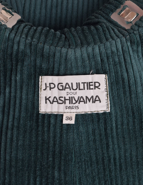 Jean Paul Gaultier pour Kashiyama Vintage Early 1980s Green