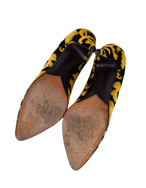 【Special Archives】70s Gianni Versace 最初期 Gianni Versace Vintage Early 1990s Black and Yellow Baroque