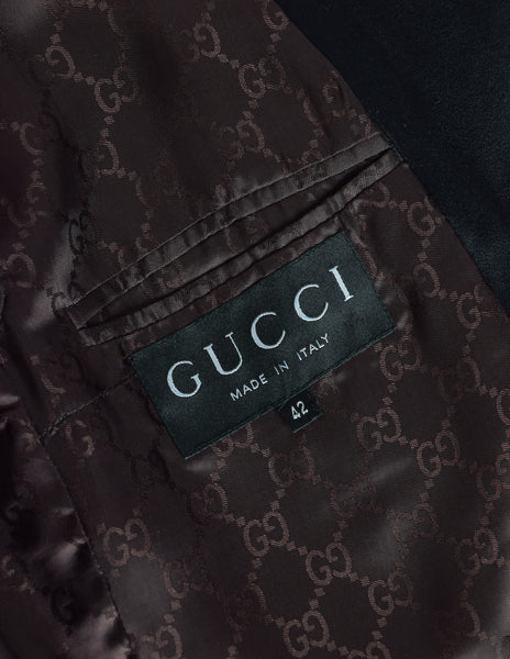 Gucci by Tom Ford Vintage SS 1998 Deepest Aubergine Two Piece Tuxedo Suit