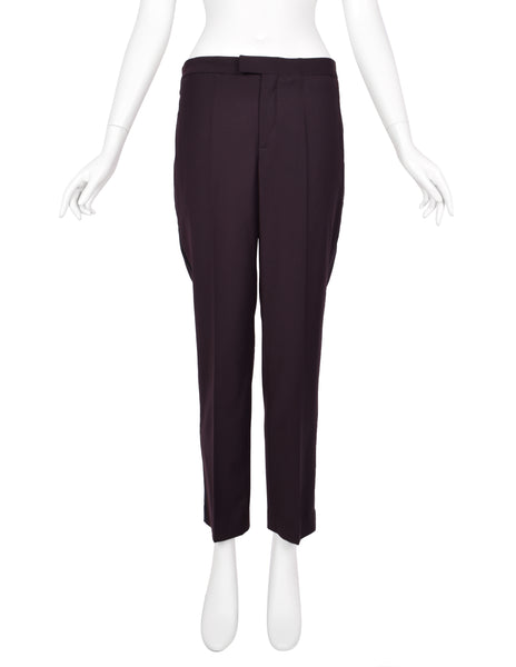 Gucci by Tom Ford Vintage SS 1998 Deepest Aubergine Two Piece Tuxedo Suit