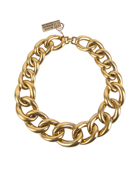 Givenchy Vintage Massive Golden Chunky Chain Necklace