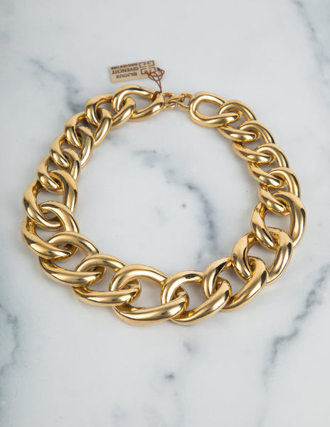 Givenchy Vintage Massive Golden Chunky Chain Necklace