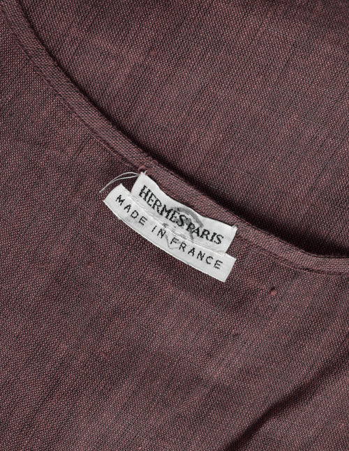 Hermes by Martin Margiela Vintage SS 2001 Burgundy Double